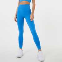 Usa Pro Безшевен Клин High Rise Seamless Leggings Соник Син Дамски клинове за фитнес