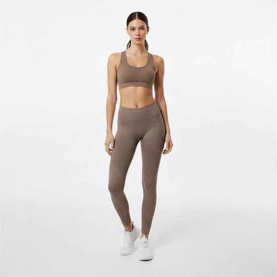 Usa Pro High Rise Seamless Tights Womens Тъмно кафяво Usa Pro High Rise Seamless Tights Womens Тъмно кафяво