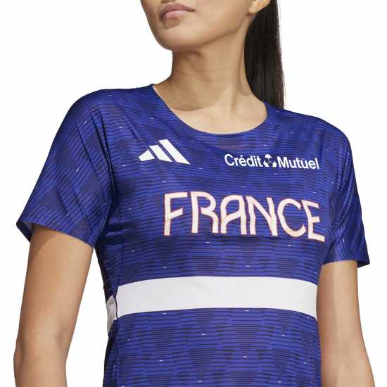 Adidas Team France Athletisme T-Shirt Womens  