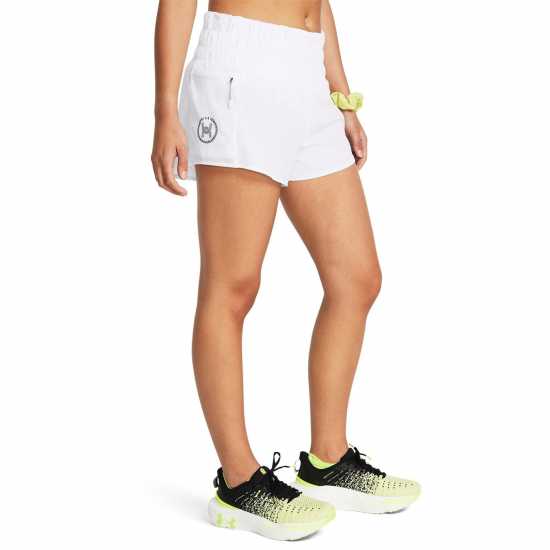 Under Armour Run Anywhere Shorts White Дамски клинове за фитнес