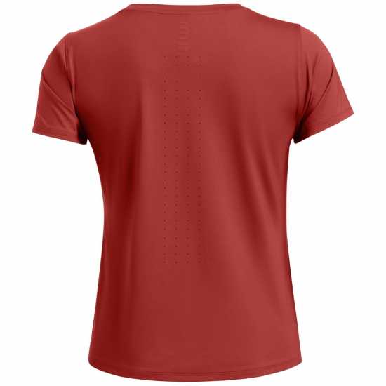 Under Armour Launch Elite Shortsleeve Orange Дамски дрехи за фитнес
