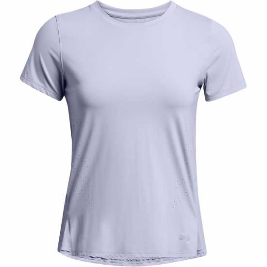 Under Armour Launch Elite Shortsleeve Purple Дамски дрехи за фитнес