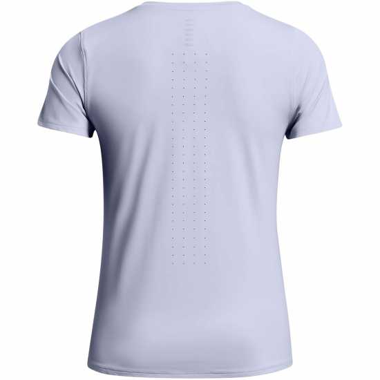 Under Armour Launch Elite Shortsleeve Purple Дамски дрехи за фитнес