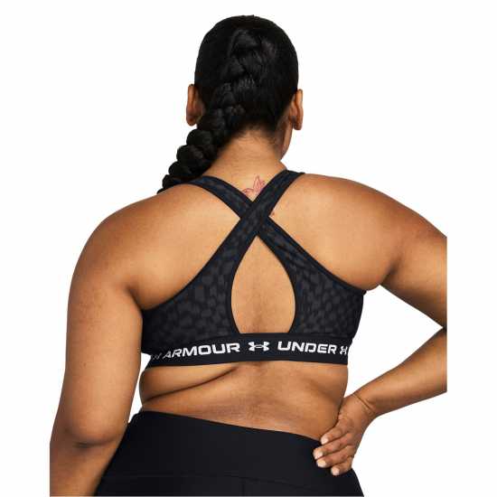 Under Armour Mid Print  Спортни сутиени