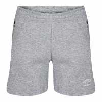 Umbro Classic Shorts Gry Marl/White Дамски къси панталони