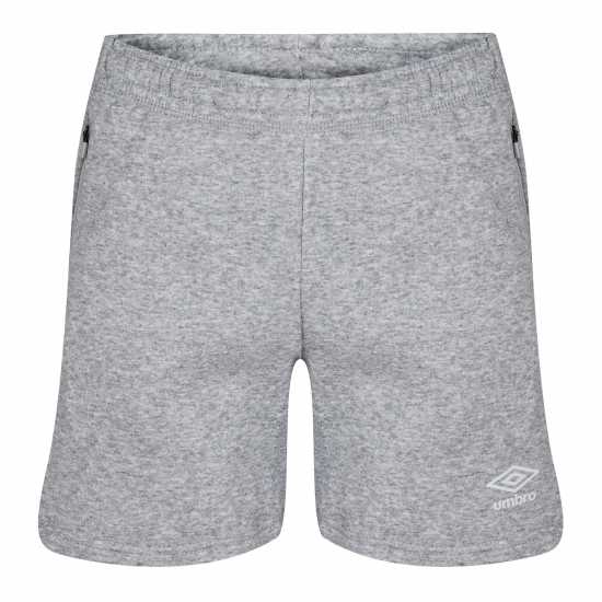 Umbro Classic Shorts Gry Marl/White - Дамски къси панталони