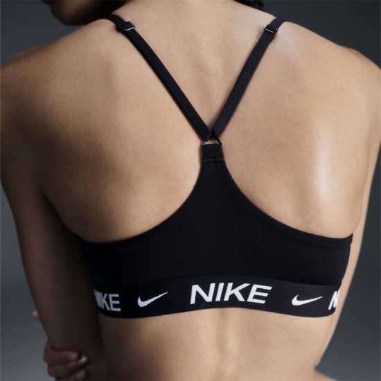 Спортни сутиени Nike Indy Light Support Women's Padded Adjustable Sports Bra Black/Black/Whi Nike Indy Light Support Women's Padded Adjustable Sports Bra Black/Black/Whi Спортни сутиени