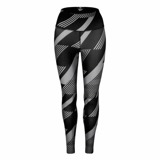 Reebok Workout Ready Printed Leggings Womens Gym Legging  Дамски клинове за фитнес