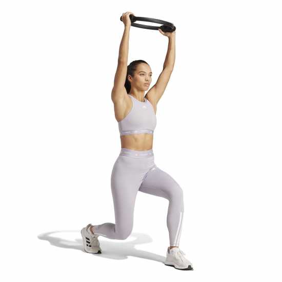 Дамски клинове за фитнес Adidas Techfit 3-Stripes 7/8 Leggings Сиво/Бяло Adidas Techfit 3-Stripes 7/8 Leggings Сиво/Бяло Дамски клинове за фитнес