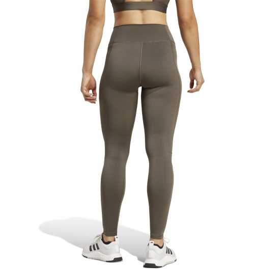 Дамски клинове за фитнес Adidas Training Essentials Big Logo Leggings Womens Shadow Olive Adidas Training Essentials Big Logo Leggings Womens Shadow Olive Дамски клинове за фитнес