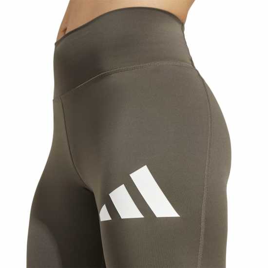 Дамски клинове за фитнес Adidas Training Essentials Big Logo Leggings Womens Shadow Olive Adidas Training Essentials Big Logo Leggings Womens Shadow Olive Дамски клинове за фитнес