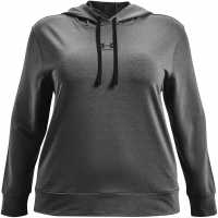 Under Armour Armour Rival Terry Hoodie& Gym Top Womens Grey Атлетика