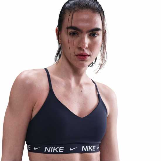 Nike Indy Light Support Women's Padded Sports Bra Midnight Navy Спортни сутиени
