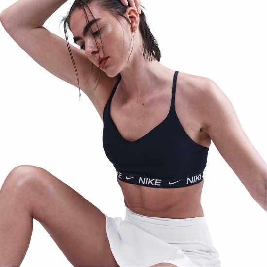 Nike Indy Light Support Women's Padded Sports Bra Midnight Navy Спортни сутиени
