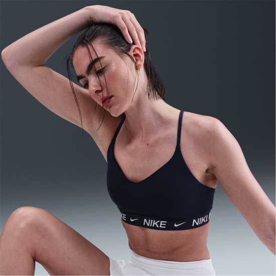 Nike Indy Light Support Women's Padded Sports Bra Midnight Navy Спортни сутиени