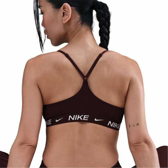 Nike Indy Light Support Women's Padded Sports Bra Бордово Смъстяване 