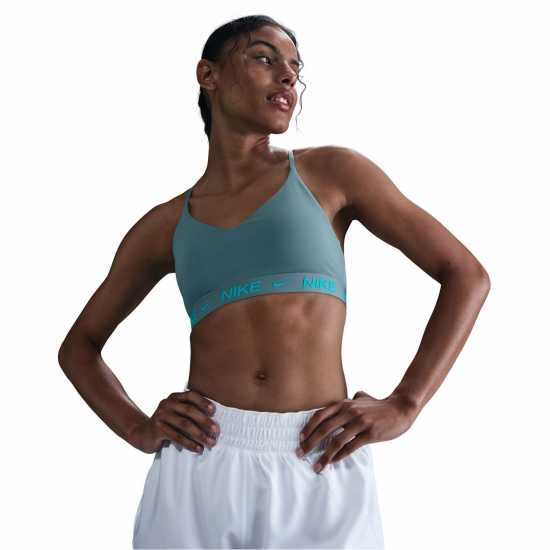 Nike Indy Light Support Women's Padded Sports Bra Димно синьо 