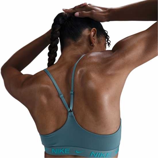 Nike Indy Light Support Women's Padded Sports Bra Димно синьо 