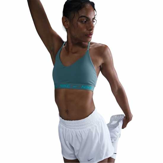 Nike Indy Light Support Women's Padded Sports Bra Димно синьо 