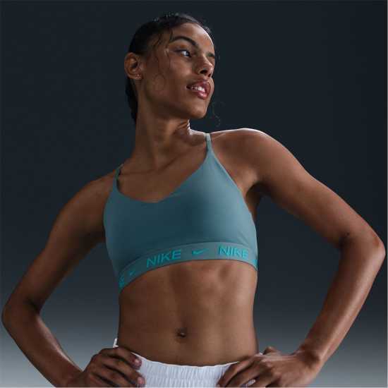 Nike Indy Light Support Women's Padded Sports Bra Димно синьо 