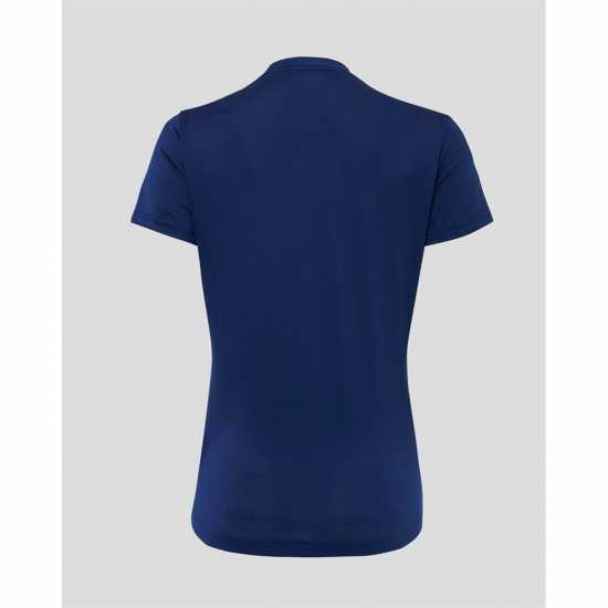Md Ss Tee Ld99 Navy/Blue Дамски тениски и фланелки