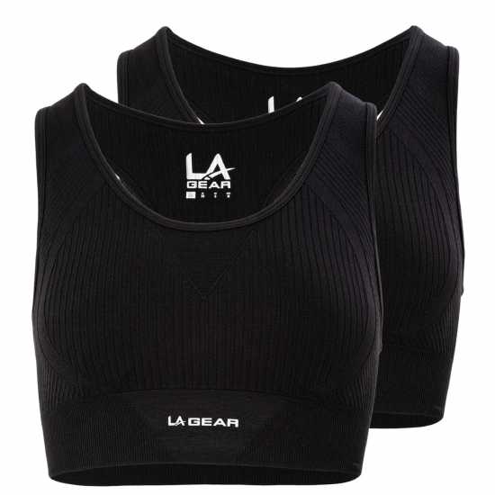 Спортни сутиени La Gear Seamless Crop 2 Pack La Gear Seamless Crop 2 Pack Спортни сутиени