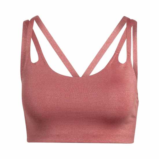 Adidas Yoga Luxe Studio Light-Support Fire Bra Womens  Спортни сутиени