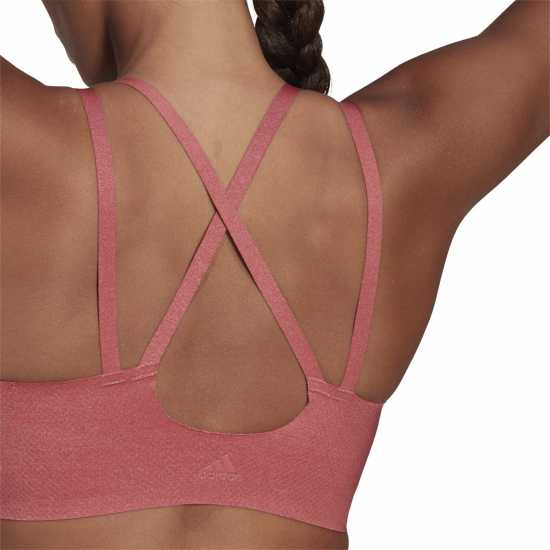 Adidas Yoga Luxe Studio Light-Support Fire Bra Womens  Спортни сутиени