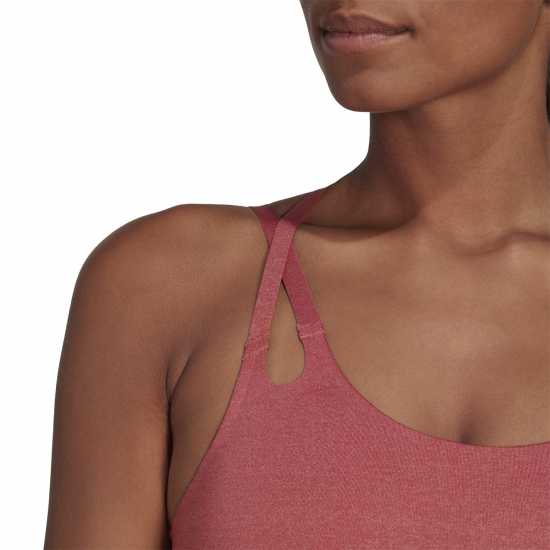 Adidas Yoga Luxe Studio Light-Support Fire Bra Womens  Спортни сутиени