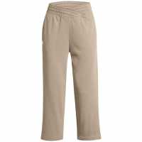 Under Armour Armour Ua Rival Terry Crop Wide Leg Tracksuit Bottom Womens  