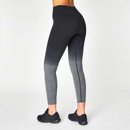 Usa Pro Ombre Leggings Черно/Сиво Дамски клинове за фитнес