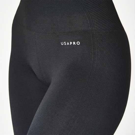 Usa Pro Ombre Leggings Черно/Сиво Дамски клинове за фитнес
