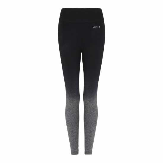 Usa Pro Ombre Leggings Черно/Сиво Дамски клинове за фитнес