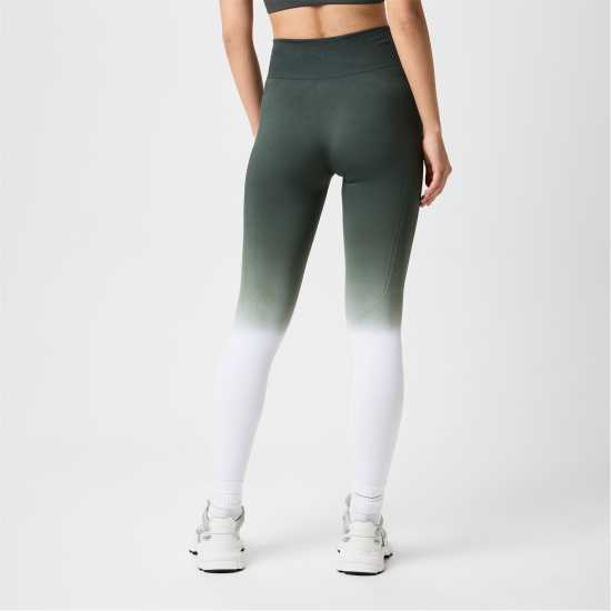 Usa Pro Ombre Leggings Бижу Блу/Бял Дамски клинове за фитнес