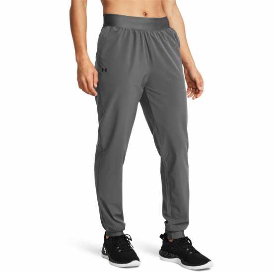 Under Armour Women's High Rise Woven Performance Tracksuit Bottom Сиво 