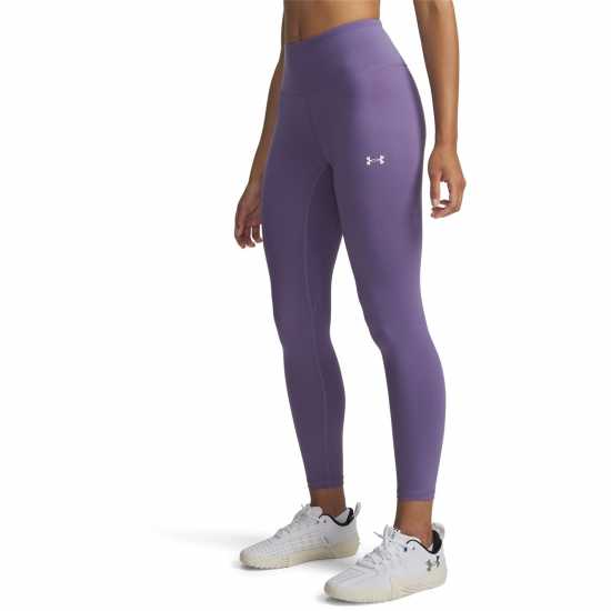 Under Armour Women's Motion Ankle Gym Legging Purple/White 