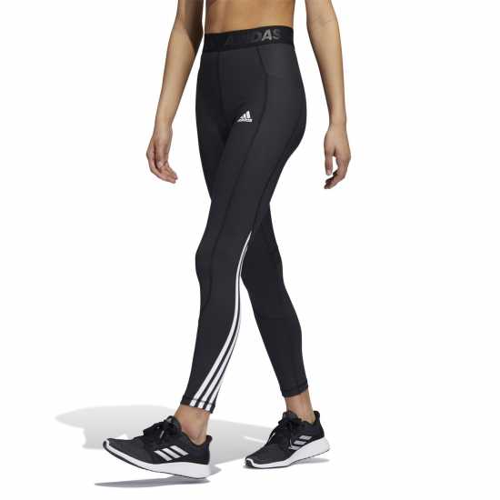 Дамски клинове за фитнес Adidas Alphaskin 3-Stripes Leggings Womens Adidas Alphaskin 3-Stripes Leggings Womens Дамски клинове за фитнес