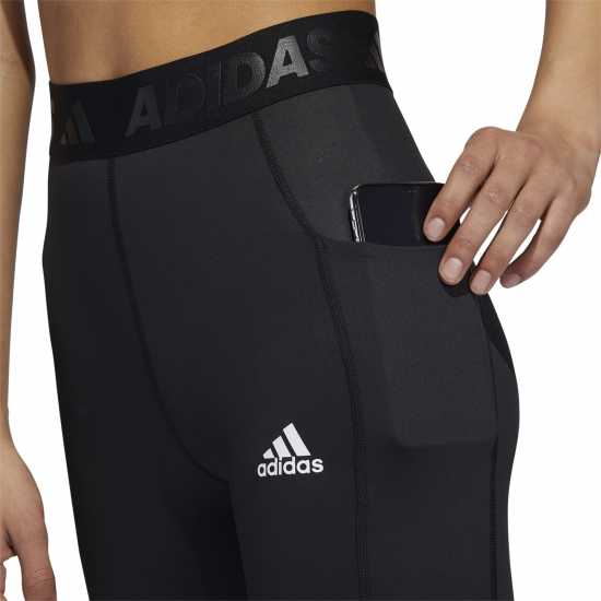 Дамски клинове за фитнес Adidas Alphaskin 3-Stripes Leggings Womens Adidas Alphaskin 3-Stripes Leggings Womens Дамски клинове за фитнес