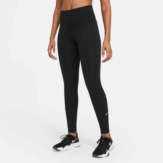 Nike One Mid-Rise Leggings Womens  Дамски клинове за фитнес