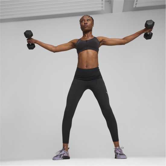 Puma Cloudspun Soft Hw Fl Tight Gym Legging Womens Черно Дамски клинове за фитнес