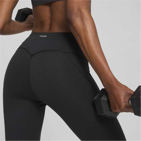 Puma Cloudspun Soft Hw Fl Tight Gym Legging Womens Черно Дамски клинове за фитнес