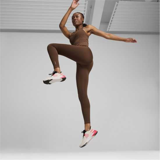 Puma Cloudspun Soft Hw Fl Tight Gym Legging Womens Еспресо Дамски клинове за фитнес