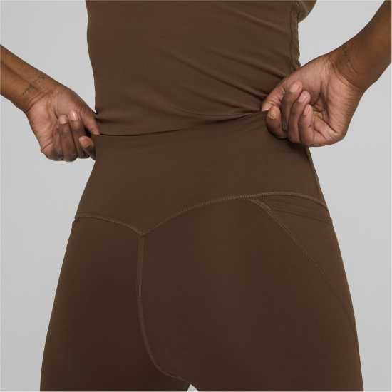 Puma Cloudspun Soft Hw Fl Tight Gym Legging Womens Еспресо Дамски клинове за фитнес