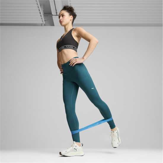 Puma Cloudspun Soft Hw Fl Tight Gym Legging Womens Студено зелено Дамски клинове за фитнес