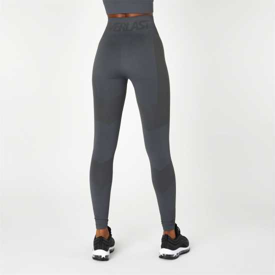 Дамски клинове за фитнес Everlast Super High Waisted Racer Leggings Акула Сиво Everlast Super High Waisted Racer Leggings Акула Сиво Дамски клинове за фитнес