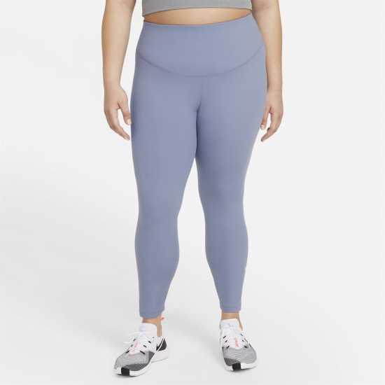 Nike One High-Rise Tights Womens Сив дим/Черно Дамски клинове за фитнес
