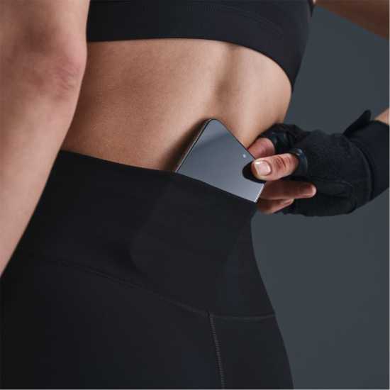 Дамски клинове за фитнес Nike One High-Rise Tights Womens Черно Nike One High-Rise Tights Womens Черно Дамски клинове за фитнес