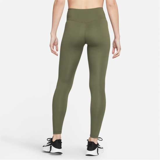 Nike One High-Rise Tights Womens Medium Olive - Дамски клинове за фитнес