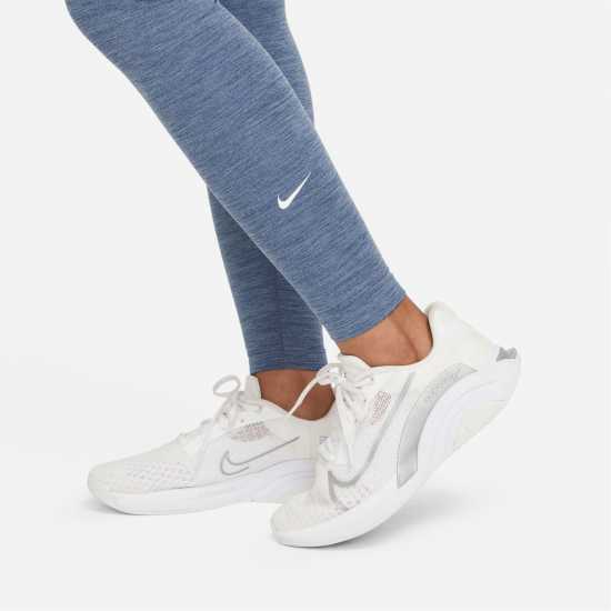 Nike One High-Rise Tights Womens Navy Дамски клинове за фитнес