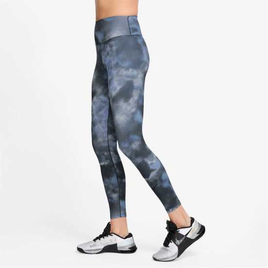 Дамски клинове за фитнес Nike One High-Rise Tights Womens АОП Морско синьо Nike One High-Rise Tights Womens АОП Морско синьо Дамски клинове за фитнес